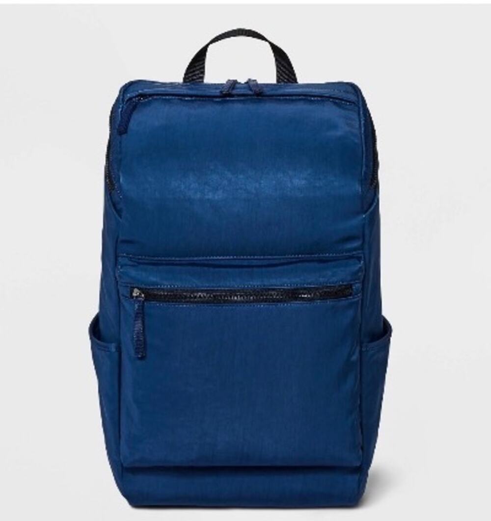 NWT Men's Goodfellow & Co Navy Blue 18" Commuter Backpack